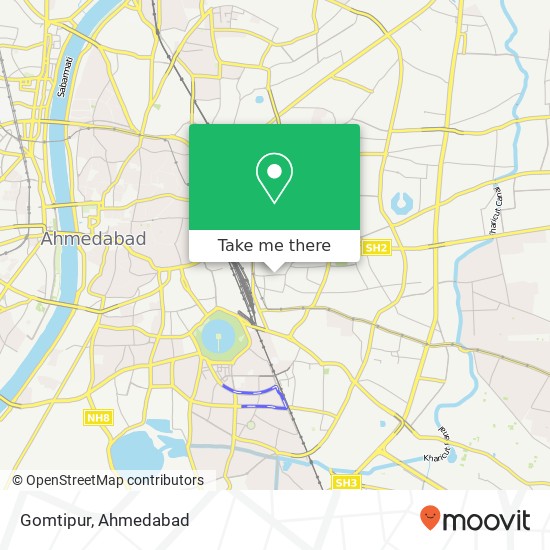 Gomtipur map