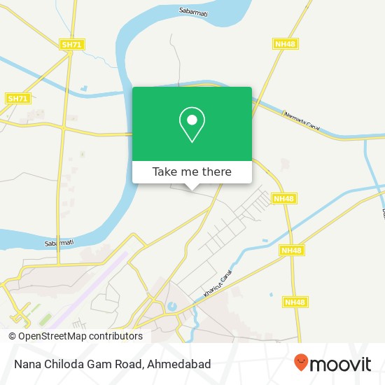 Nana Chiloda Gam Road map