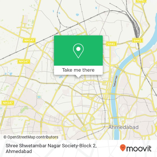 Shree Shwetambar Nagar Society-Block 2 map
