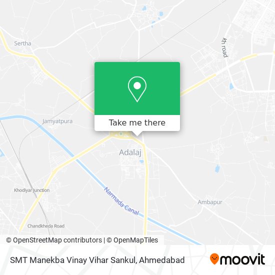 SMT Manekba Vinay Vihar Sankul map