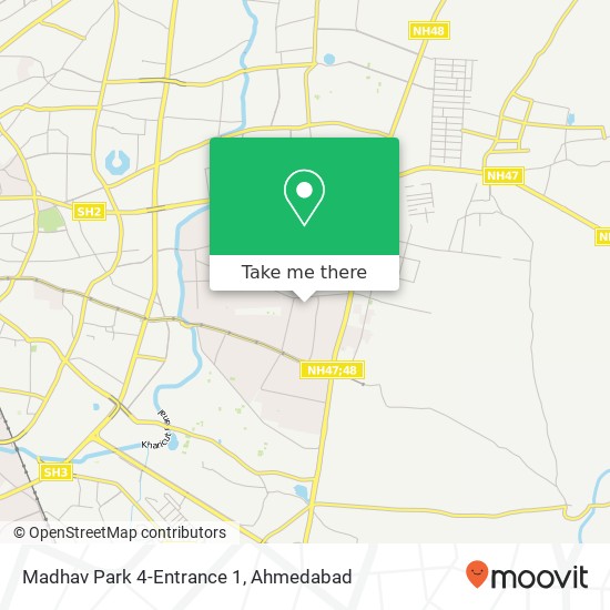 Madhav Park 4-Entrance 1 map