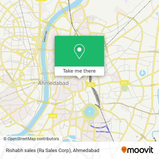 Rishabh sales (Ra Sales Corp) map