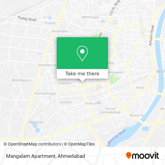 Mangalam Apartment map