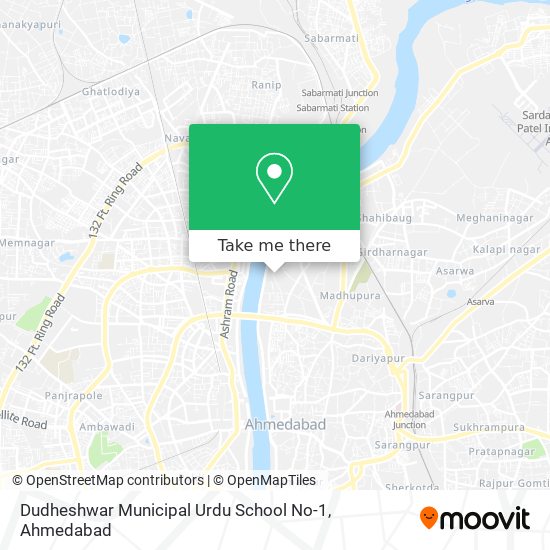 Dudheshwar Municipal Urdu School No-1 map