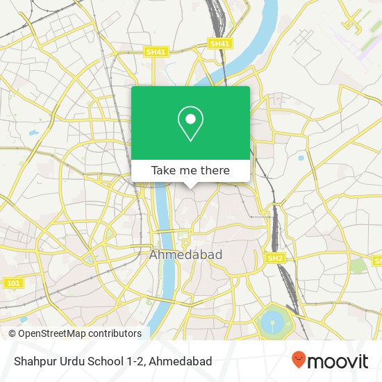 Shahpur Urdu School 1-2 map