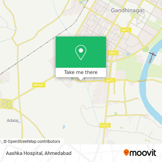 Aashka Hospital map