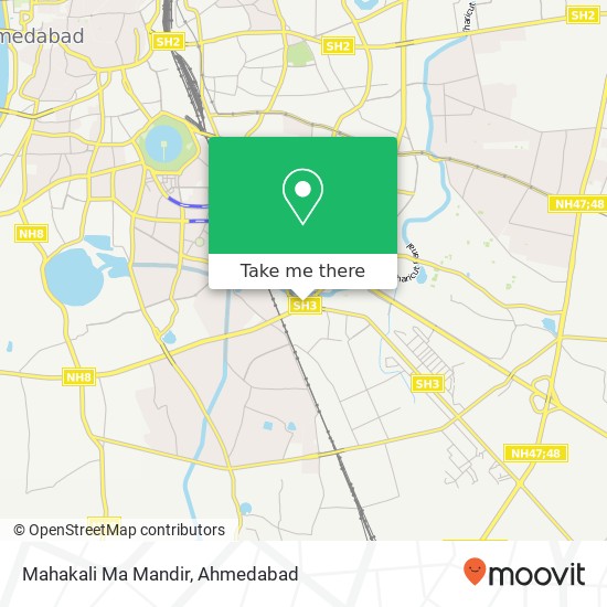 Mahakali Ma Mandir map