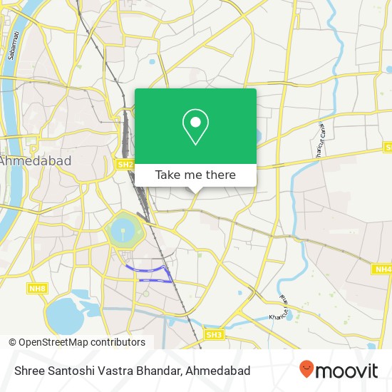 Shree Santoshi Vastra Bhandar, Sukhram Nagar Road Ahmedabad 380023 GJ map