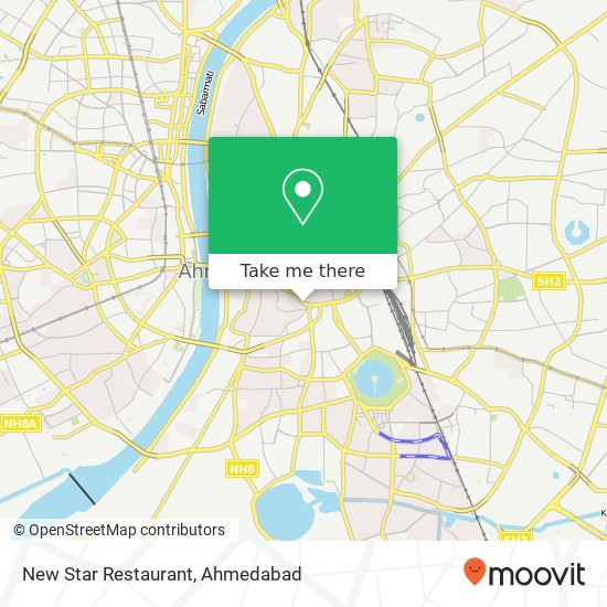 New Star Restaurant, Astodia Road Ahmedabad 380001 GJ map