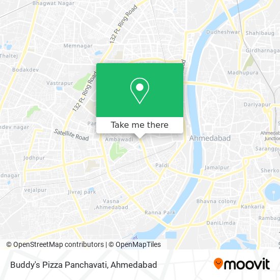 Buddy's Pizza Panchavati map