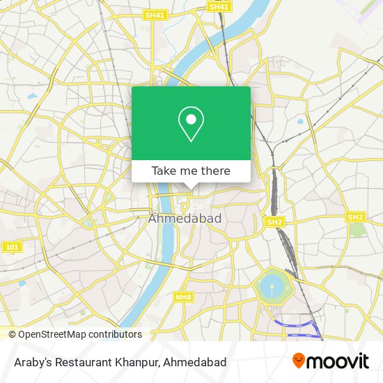 Araby's Restaurant Khanpur map