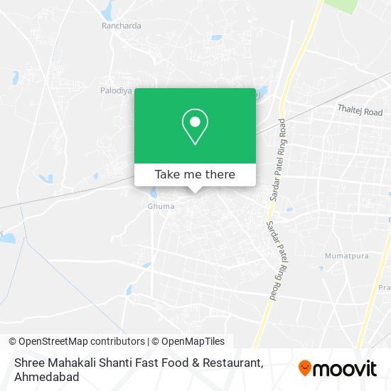 Shree Mahakali Shanti Fast Food & Restaurant map