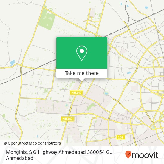 Monginis, S G Highway Ahmedabad 380054 GJ map