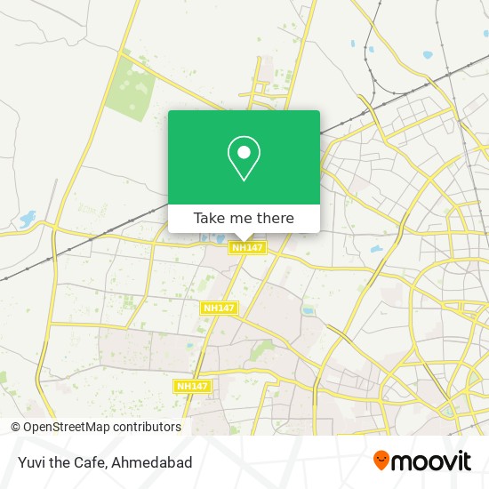 Yuvi the Cafe map