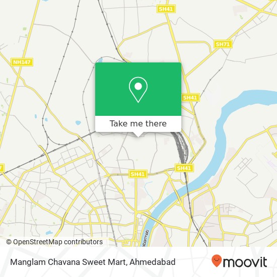 Manglam Chavana Sweet Mart, Ahmedabad 382480 GJ map