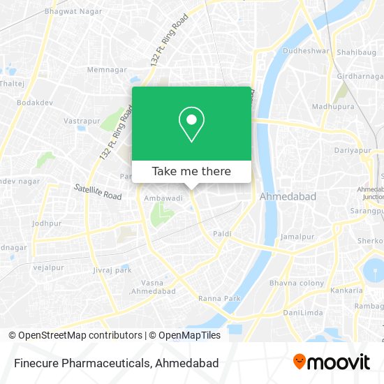 Finecure Pharmaceuticals map