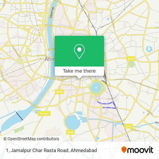 1, Jamalpur Char Rasta Road map