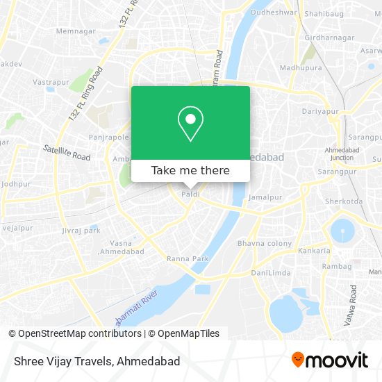 Shree Vijay Travels map