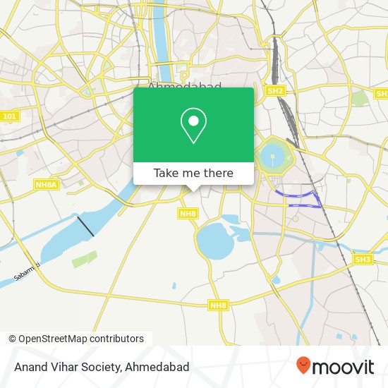 Anand Vihar Society map