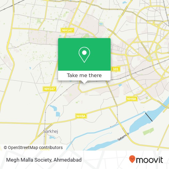Megh Malla Society map