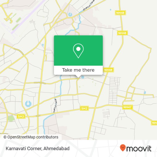 Karnavati Corner map