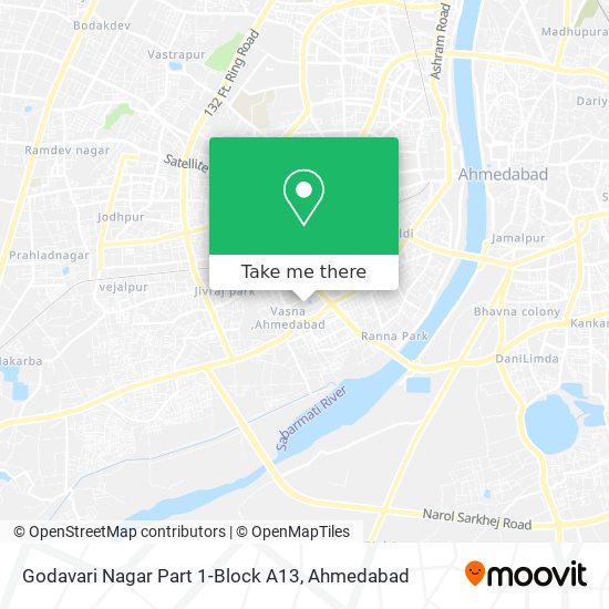 Godavari Nagar Part 1-Block A13 map