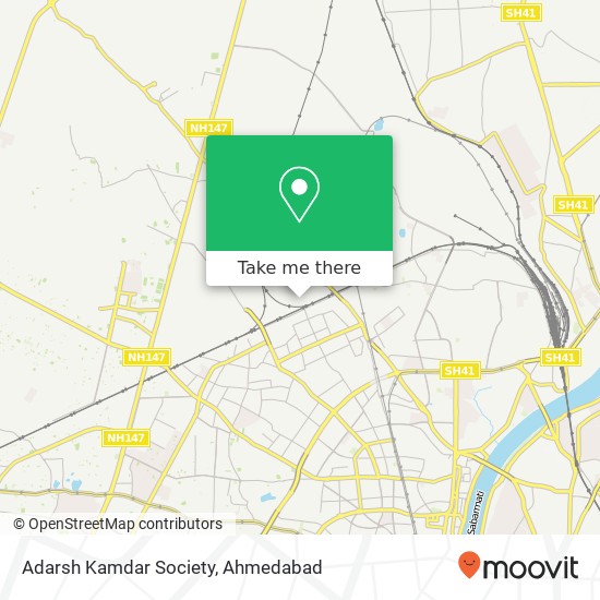 Adarsh Kamdar Society map