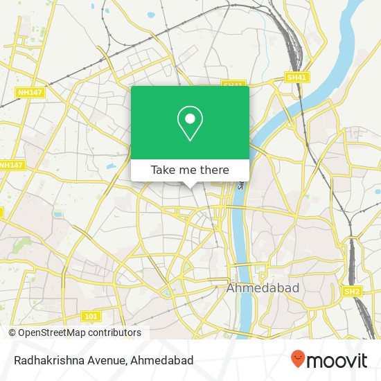 Radhakrishna Avenue map