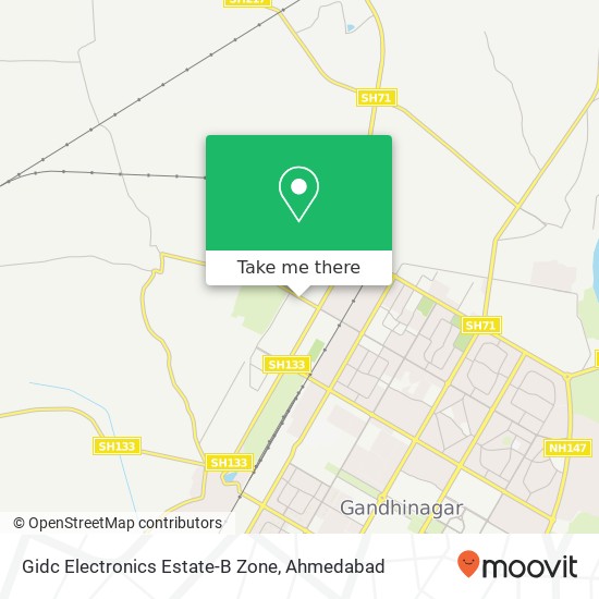 Gidc Electronics Estate-B Zone map