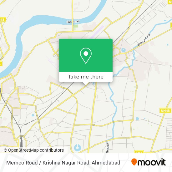 Memco Road / Krishna Nagar Road map