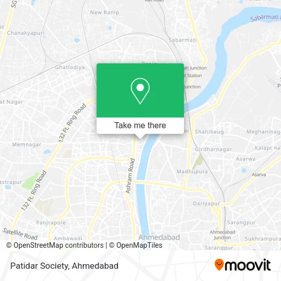 Patidar Society map