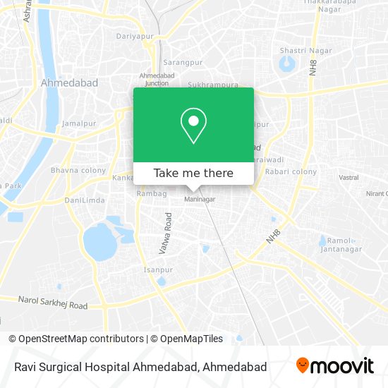 Ravi Surgical Hospital Ahmedabad map