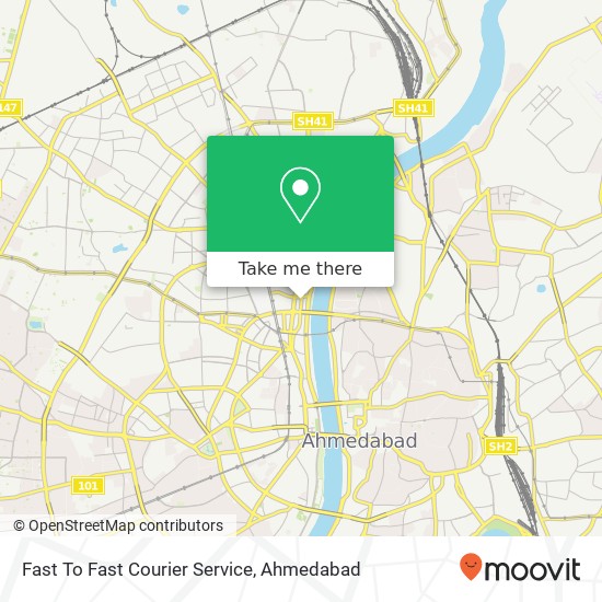 Fast To Fast Courier Service map