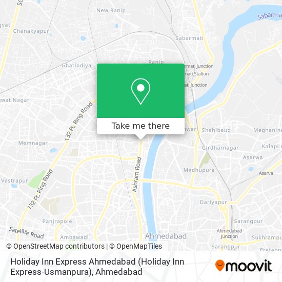 Holiday Inn Express Ahmedabad map