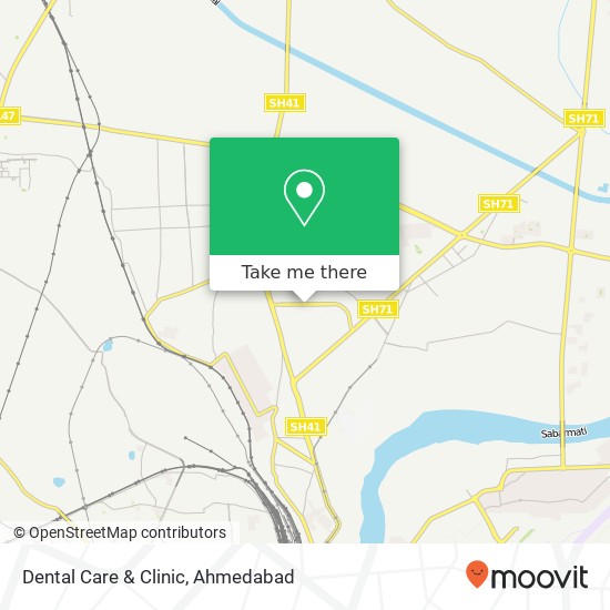 Dental Care & Clinic map