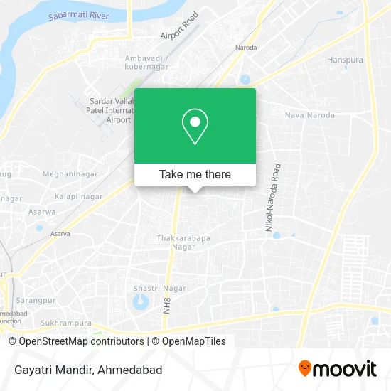 Gayatri Mandir map