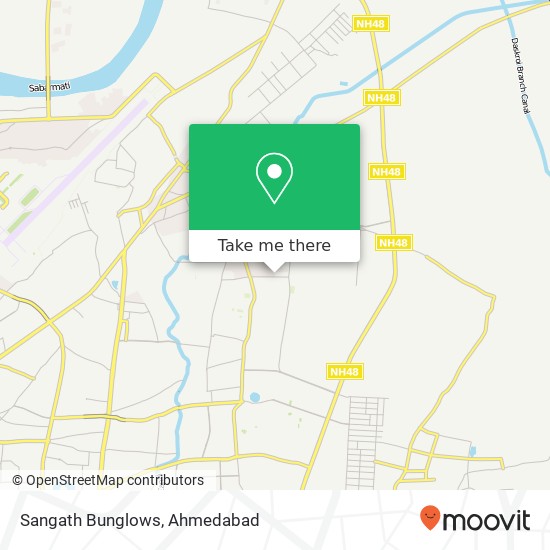 Sangath Bunglows map