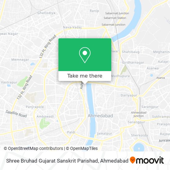 Shree Bruhad Gujarat Sanskrit Parishad map