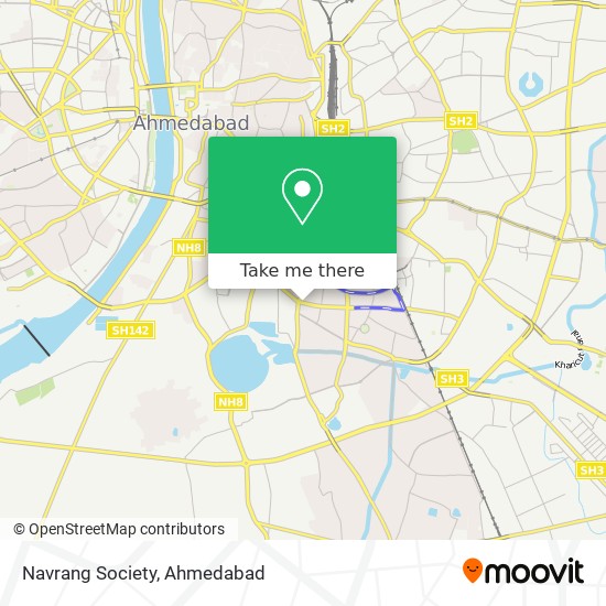Navrang Society map