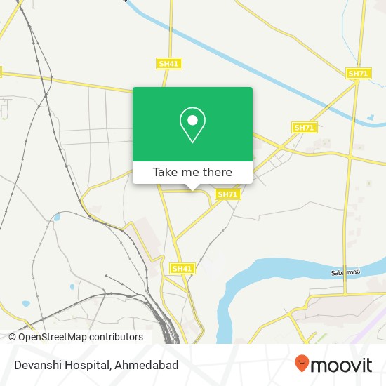 Devanshi Hospital map