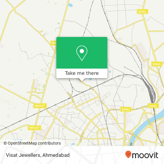 Visat Jewellers map