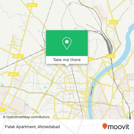 Palak Apartment map