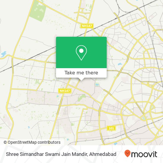 Shree Simandhar Swami Jain Mandir map