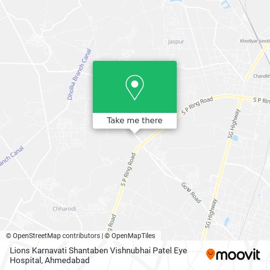 Lions Karnavati Shantaben Vishnubhai Patel Eye Hospital map