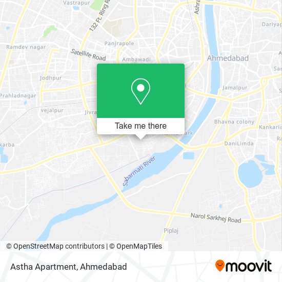 Astha Apartment map