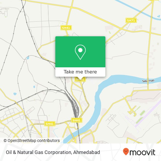 Oil & Natural Gas Corporation map