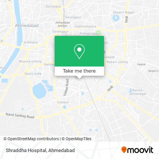 Shraddha Hospital map