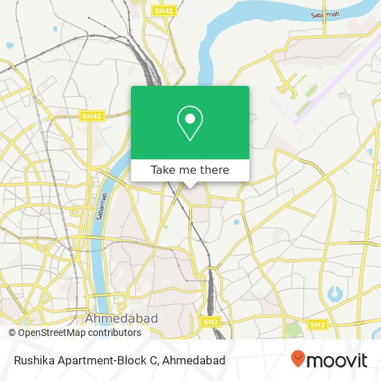 Rushika Apartment-Block C map