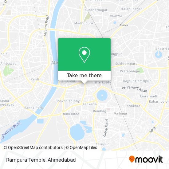 Rampura Temple map