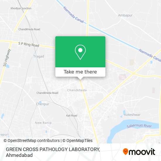 GREEN CROSS PATHOLOGY LABORATORY map